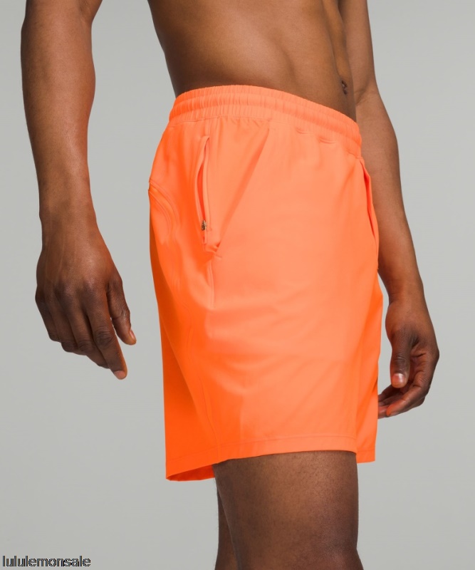 Lululemon Deutschland DELULU843 | Pace Breaker Linerless Short 7 Highlight Orange